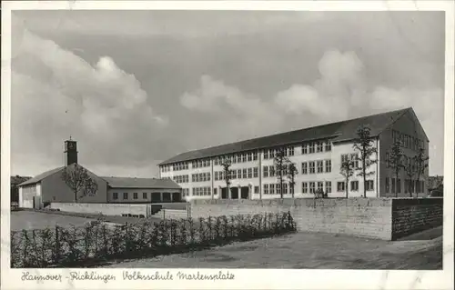 Ricklingen Volksschule Martensplatz *
