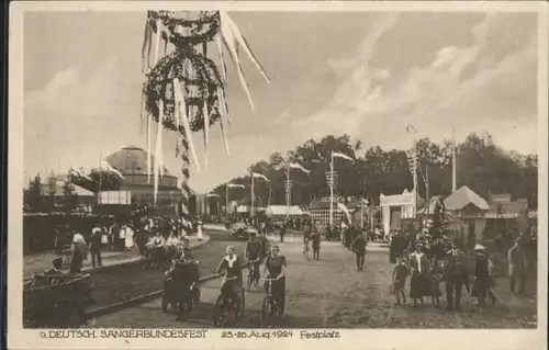 Linden-Limmer 9. Deutsches Saengerbundfest 1924 Festplatz *