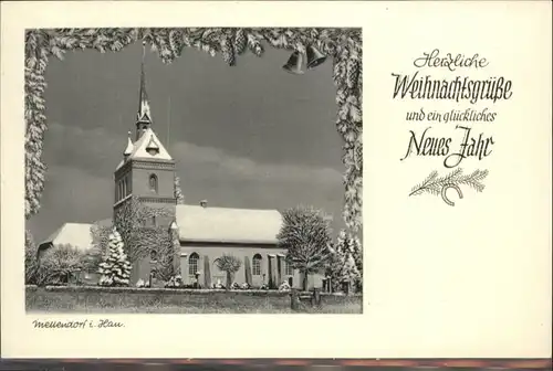 Mellendorf Weihnachtskarte Kirche *