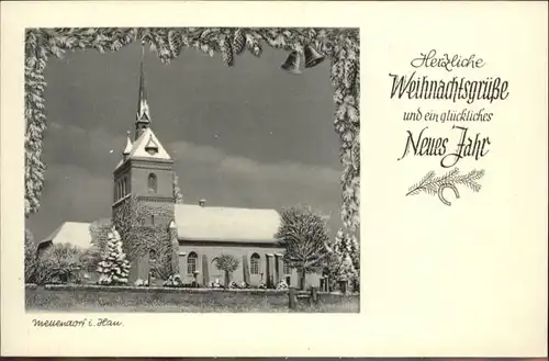Mellendorf Weihnachtskarte Kirche *