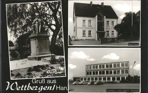Wettbergen Denkmal Rathaus Freiherr-vom-Stein-Schule *