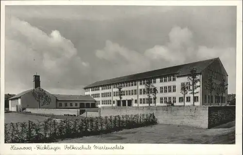 Ricklingen Volksschule Martensplatz *