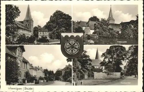 Wennigsen Wappen Klostermuehle Amthof Hauptstrasse Pfarre *