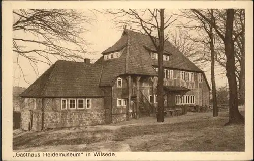 Wilsede Lueneburger Heide Wilsede Gasthaus Heidemuseum x / Bispingen /Soltau-Fallingbostel LKR