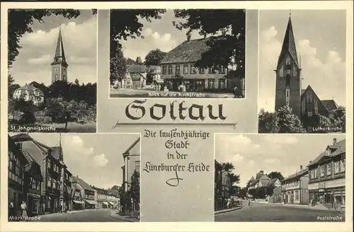 Soltau Lueneburger Heide St. Johanniskirche Lutherkirche  *