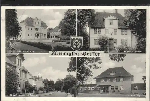 Wennigsen Wennigsen Deister Gemeindeverwaltung Bahnhof Forstamt Wappen * / Wennigsen (Deister) /Region Hannover LKR