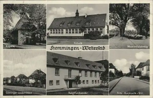 Westerfeld Hemmingen Rundfunksender Schule Kapelle *