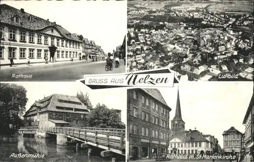 Uelzen Lueneburger Heide Uelzen Rathaus Muehle Rathaus St. Marienkirche x / Uelzen /Uelzen LKR