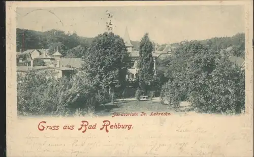 Bad Rehburg Sanatorium Dr. Lehrecke x