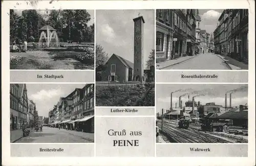 Peine Stadtpark Rosenthalerstrasse Breitestrasse Walzwerk x