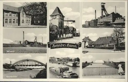 Sehnde Sehnde Schule Kaliwerk Kanal Bruecke * / Sehnde /Region Hannover LKR