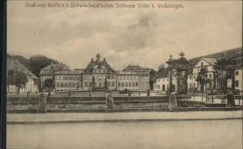 Gross Duengen Schwiecheldtschen Schloss Soeder *