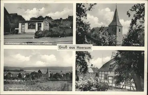Heersum Kirche Kolonialwaren Willy Schumacher Feinkost Sprengelheim x