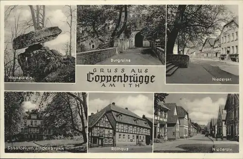 Coppenbruegge Ith Niederstrasse Rathaus Sanatorium Lindenbrunn *