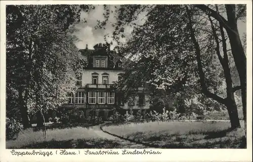 Coppenbruegge Hannover Sanatorium Lindenbrunn *