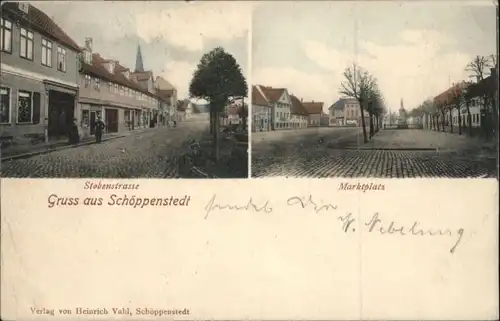 Schoeppenstedt Stobenstrasse Marktplatz x