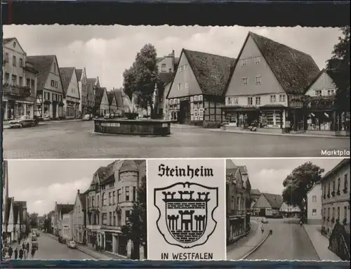 Steinheim Westfalen Wappen Marktplatz *