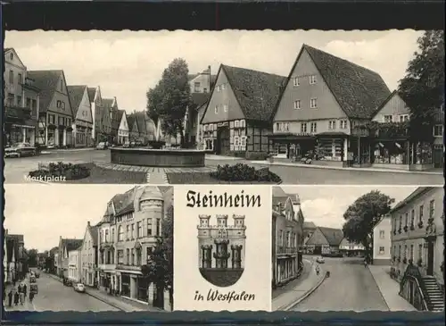 Steinheim Westfalen Wappen Marktplatz *