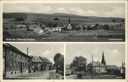 Ellierode Gemischtwaren A. Schlemme Kirche x