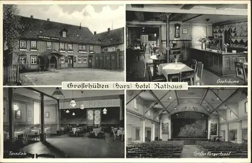 Grossrhueden Hotel Rathaus Gastraum Tanzdiele Konzertsaal *
