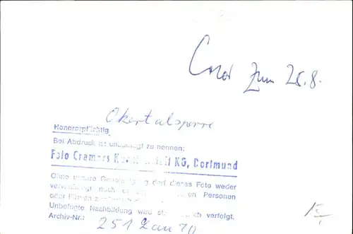 Okertalsperre  *