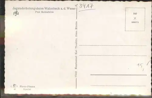 Wahmbeck Weserbergland Wahmbeck Niedersachsen Weser Erholungsheim  * / Bodenfelde /Northeim LKR