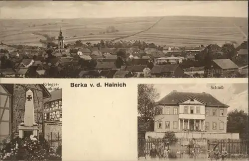 Berka Hainich Denkmal Schloss *