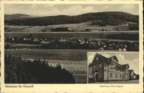 Unhausen Eisenach Gasthaus Wilh. Wagner x