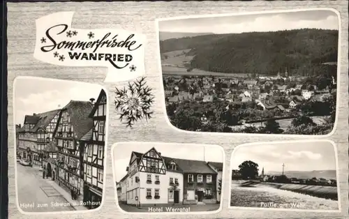 Wanfried Hotel zum Schwan Rathaus Hotel Werratal Wehr *