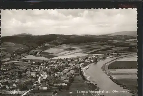 Heinsen Weser Fliegeraufnahme *