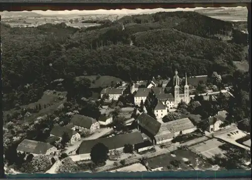 Marienmuenster Krs. Hoexter Fliegeraufnahme Kloster *