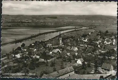 Luechtringen Weser Fliegeraufnahme  *