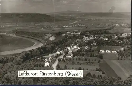 Fuerstenberg Weser Fliegeraufnahme *