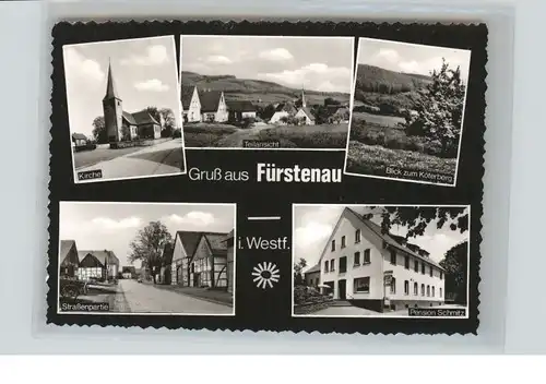 Fuerstenau Hoexter Kirche Koeterberg Pension Schmitz *