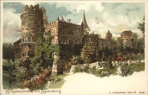 Wilhelmshoehe Kassel Loewenburg *