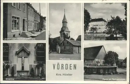 Voerden Hoexter Pfarrkirche Ehrenmal Schloss x