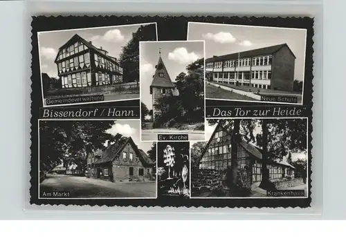ws87109 Bissendorf Hannover Bissendorf Hannover Gemeindeverwaltung Markt Krankenhaus * Kategorie. Wedemark Alte Ansichtskarten