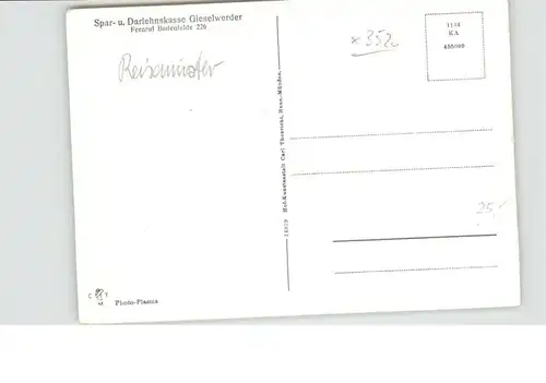 Gieselwerder Lagerhaus Sparkasse Darlehenskasse  *