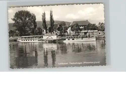 Veckerhagen Weserbergland Flussdampfer Kaiser Wilhelm *