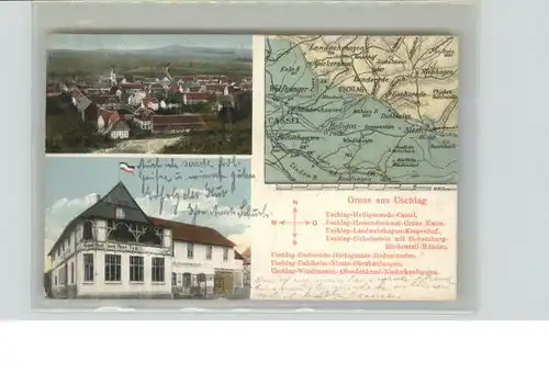 Uschlag Uschlag Staufenberg Gasthof Zur Post x / Staufenberg /Goettingen LKR