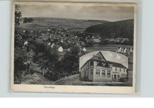 Uschlag Gasthaus Kolonialwaren Fritz Heinemann *