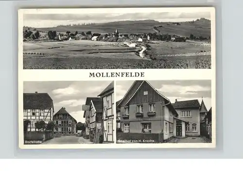 Mollenfelde Dorfstrasse Gasthof H. Knoche x