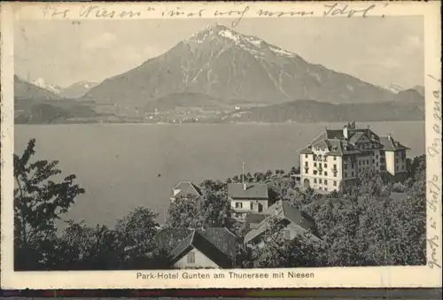 Gunten Park Hotel Thunersee Niesen x