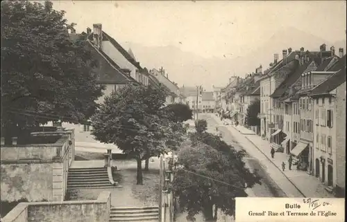 Bulle Grand Rue et Terrasse Eglise x