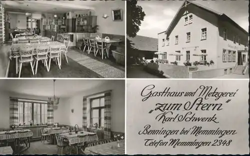 Benningen Memmingen Gasthaus Metzgerei zum Stern *