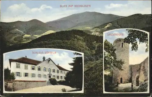Schloss Buergeln Hochblauen Sausenburg x