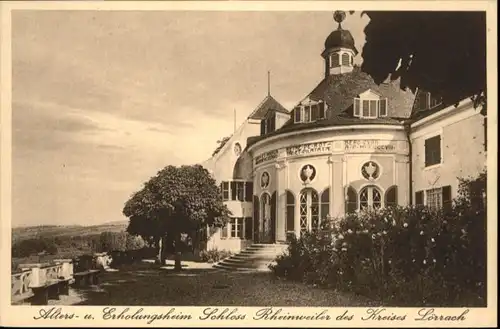 Rheinweiler Altersheim Erholungsheim Schloss Rheinweiler *