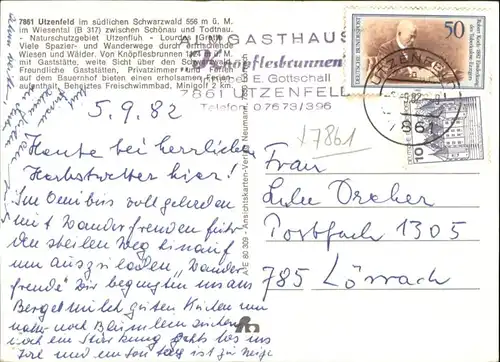 Utzenfeld Schwarzwald x
