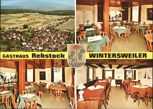 Wintersweiler Gasthaus Rebstock Werbekarte *