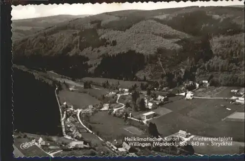 Willingen Sauerland Strycktal Fliegeraufnahme  *